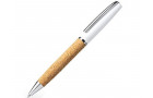 Ручка шариковая ALTON из натуральной пробки и металла, натуральный/серебристый