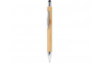 Ручка шариковая PAMPA с цветным стилусом, натуральный/черный