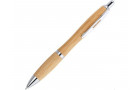 Шариковая ручка SAGANO из бамбука, серебристый