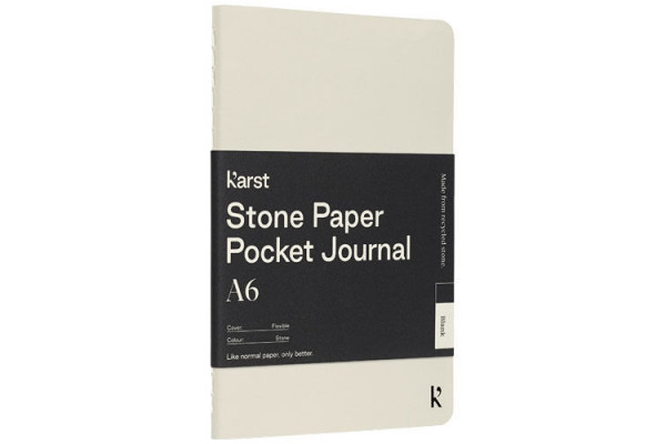 Карманная записная книжка-блокнот с мягкой обложкой Karst® формата A6, листы без линования