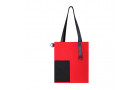 Шоппер Superbag Color (красный с чёрным)