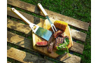 Набор BBQ Grill Master из двух приборов с деревянными ручками