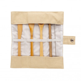 Многоразовый эко-набор столовых приборов Bamboo