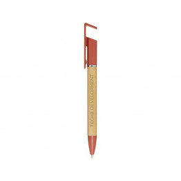 Delfina ручка-держатель для мобильного телефона - кирпичный красный, синие чернила