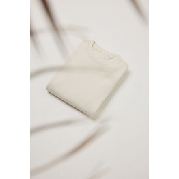 Свитшот Iqoniq Denali из переработанного неокрашенного хлопка, унисекс, 340 г/м²