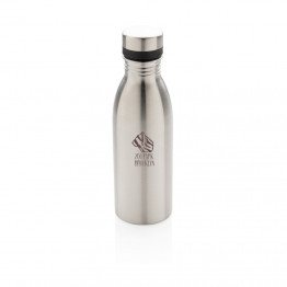 Бутылка для воды Deluxe из переработанной нержавеющей стали, 500 мл