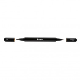 Ручка с двойным наконечником Swiss Peak Storm из переработанного алюминия RCS