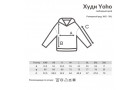 Худи Iqoniq Yoho из переработанного хлопка, свободный крой, унисекс, 340 г/м²