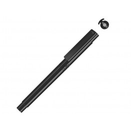 Капиллярная ручка в корпусе из переработанного материала rPET RECYCLED PET PEN PRO FL, черный с серебристым