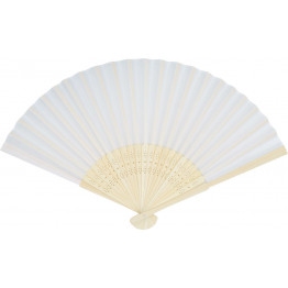 Складной веер BAMBOO COOL, белый