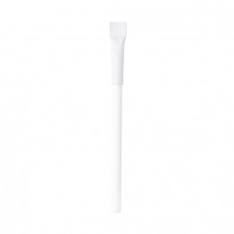 Ручка картонная Greta с колпачком, белая