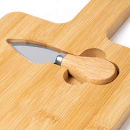 Разделочная доска из бамбука для сыра бри