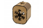 Подарочная коробка Снежинка, малая